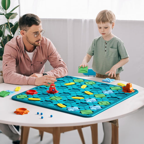 Large Size Kids Toys STEM Board Games - Educational Brain Teasers Puzzles, Preschool Learning Montessori Maze Gifts Age