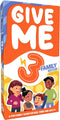 GIVE ME 3 Family Game, Fast Paced Hilarious Party Game, 10 Second Rule for Kids, Teens, and Adults