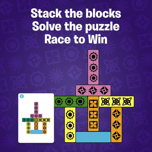 Blockwork Family Board Games, Fast-Paced Puzzle Games for 2 to 4 Players, Multiple Difficulty Levels, Ages 4+