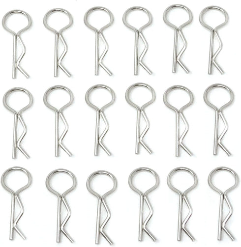 Honbay 100PCS 1/10 Metal Car Truck Buggy Shell Body Clips Pins for RC Vehicles