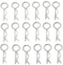 Honbay 100PCS 1/10 Metal Car Truck Buggy Shell Body Clips Pins for RC Vehicles