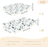 miaozhen 1 Pack 52x28 Cotton Crib Sheets for Baby Boys Girls Ultra Soft Cute Cartoon Rainforest Wildflower Crib