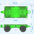 Set, 4 4-8 3-5 3+ Magnetic Tiles Cars Construction PCS Magnet Cars Magnetic Building Blocks Toy for Kids Ages Magnet