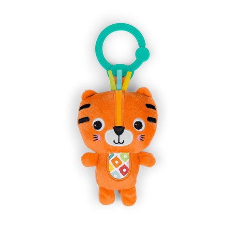 Bright Starts Jingle Joy Reach & Rattle Toy for Stroller - Tiger