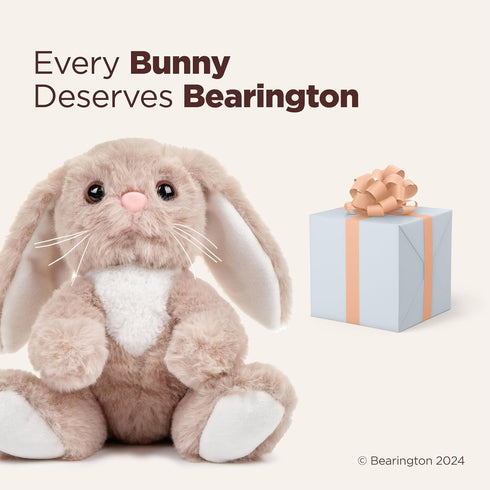 10.5" Bearington Boomer Easter Bunny Stuffed Animal - Premium Soft Plush Easter Stuffed Animals for Everyday Cuddles