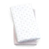 Chicco Lullaby Playard Sheets - Pink Dot 2-Pack, Pink/White