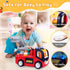 2 2 3 Yunaking Fire Truck Toys for Year Old Boys Girls Montessori Early Educational Learning Toy with Firefighting