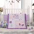 Set 3 Set, Set Wowelife Crib Bedding for Girls, Pieces Floral Butterfly Baby Girl Bedding Include Crib Comforter Fitted