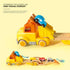 Toddler Car Toys for 2-5 Years Old, Transport Carrier Truck Toy with 4 Wooden Vehicles, 24IN Foldable Track