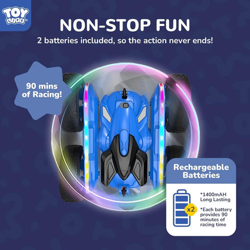 2.4G 360 TOY Life Kids Stunt Remote Control Car HZ Remote Control Cars RC Stunt Car Remote Control Toys for Boy & Girl