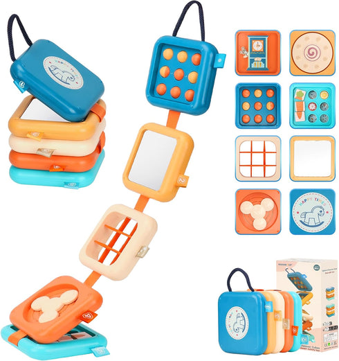Busy Board for 1 Year Old, Travel Toys for Toddler 1-3 on
