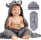 Hooded Baby Towel, Ultra Soft & Absorbent Fleece Baby Bath Towel with