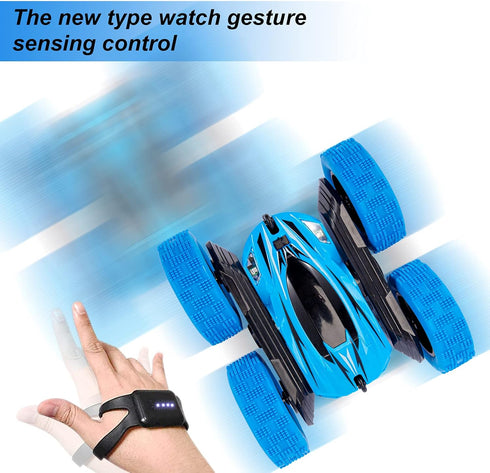2-Pack RC Stunt Car - Gesture Sensor, 4WD, Double Sided, 360 Degree Rotating, Tumbling, High Speed