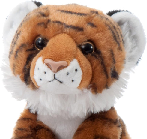 The Petting Zoo Tiger Stuffed Animal, 9 Inch Gifts for Kids, Wild Onez Zoo Animals, Tiger Plush Toy