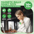AotBlcer 8pcs Magnetic Balls Fidget Toys Adults, Stress Relief Magnet Sensory Ball with Silicone Shell for to Hands