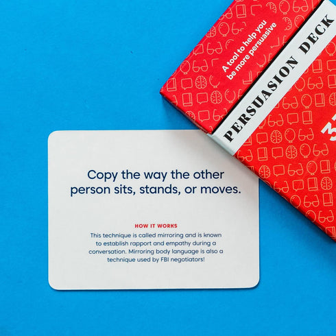 BestSelf Persuasion Deck - Master Persuasion Skills with 33 Prompts