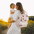 Backpack, Pack Pink05 Legestori Baby Diaper Bag Baby Bag for Girls Large Capacity with Stylish Flora, Travel Back
