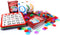 GSE Complete Bingo Game Set - 100 Bingo Cards, 1000 Colorful Chips & Calling Cards for Adults & Seniors