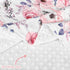 50 60 Inches Baby Blanket for Girls, Super Soft Double Layer Mink Blankets with Dotted Backing, Floral Newborn Nursery