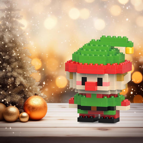 NDZUI 2025 Set, Set Christmas Building Blocks Stacking Bricks Christmas Decorations and Gifts Building Toys Xmas Gifts