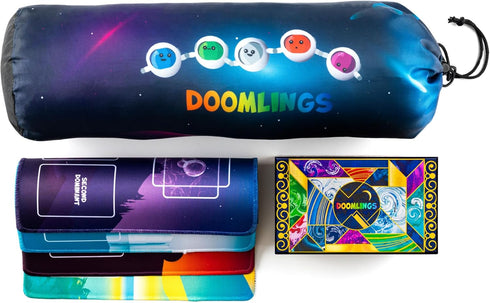 Doomlings Card Game & Playmats Carrying Bag | Waterproof Storage Bag to Carry Up to 7 Game Mats & 1 Game