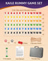 Rummy 2-6 6 6 160 KAILE Cube for Players with Wooden Racks, Hourglass, Large Number Tiles, Classic Family Board Game