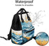 Hsnar Backpack Nature Scenery Mountain Waterproof Diaper Bag Large Capacity Baby Bag with Stroller Straps, Multi-Pocket