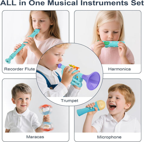 2 3 5 1 2-4 18+ Musical Toys for Year Old Boy Girl Birthday Gifts, in Montessori Musical Instruments for Toddlers