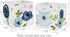 Set 2 Sweet Jojo Designs Navy Blue and Pink Watercolor Floral Foldable Fabric Storage Cube Bins Boxes Organizer Toys
