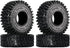 INJORA 1.0 Tires - S5 Rock Terrain Crawler Tires for TRX4M SCX24 AX24 FCX24 Upgrade Parts, 64 * 24mm