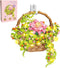 PoseablePals Flower Bouquet Building Set with LED Light, Flowers Basket Bonsai Botanical Collection