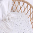 3 Pack, 33" 18" Little Grape Land Bassinet Sheets for Baby Boys Girls x Extra Soft Breathable Fitted Bassinet Sheets