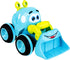 Friction Powered Trucks for 2 Year Old Boys, 4 Cartoon Construction Vehicles, Push & Go Cars Set