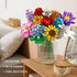 mesproud Set,1009PCS Decoration,12 6+,Idea Flower Bouquet Building Creative DIY Plant Bouquet Artificial Flowers
