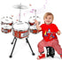 Toy Drum Kit for Kids 3-5 Toddler Rock Drum Set with 5