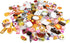 200pcs Miniature Landscape Food Drinks Bottle, Mini Toys Doll House Kitchen Play Resin Accessories for Cooking Game