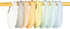 Tiny Twinkle 8 Pack Baby Feeding Bibs - Waterproof and Absorbent Infant Drool and Feeding Bibs