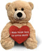 I Miss Your Face So Effin Much - 10" Teddy Bear & Gift Bag, Funny Plush Gift for Girlfriend, Boyfriend, or Best Friend