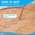Learn to Write Number & Letter Tracing Boards, Wooden Alphabet Learning Montessori Toys for 4+ Year Olds