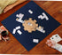 8 Set Plusvivo Mexican Train Hub Up to Players, Premium Pine Wooden Hub Centerpiece for Mexican Train Dominoes