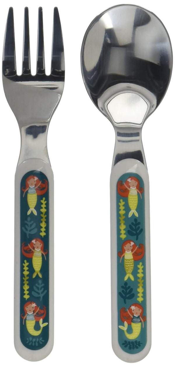 Sugarbooger Silverware Set, Isla The Mermaid Design