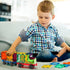 Set, 2 FNJO Magnetic Car Compatible with Magnetic Tiles, Car Trucks