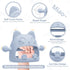 Baby Teething Toys for Babies 0-6 Months-Baby Teether,Anti-Drop Silicone Mitten Teething Toy for Soothing Sore Gums,Teething Pacifier,Baby Toys 6 to 12 Months-Ideal Baby Travel Essentials for Moms