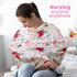 Rquite All-in-1 Baby Car Seat Cover, Stretchy Soft Infant Car Seat Canopy, Multi-use Baby Carrier Cover, Stroller Sun