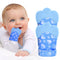 2Pack Silicone Teething Mitt, Safe Silicone Teething Toys for 0-12 Months, Soothing Infant Mitten Pain Relief