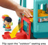2 1+ Fisher-Price Little People Musical Toddler Toy Serve It Up Food Truck Vehicle with Figures for Pretend Play Ages