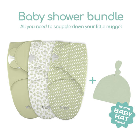 Set 3 Pack Swaddle Blanket for Baby, Newborn Boy or Girl Adjustable Sleepsack, Unisex, Organic Cotton Swaddle Wrap Bags