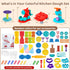 75 4 1 Sets 3-4-8, Playset Aprilwolf PCS in Dough for Kids Ages Art Crafts Dough Tools Kit, Ice Cream Noodle Hamburger