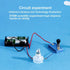 1Pc Circuit Material Electrical Circuit Experiment Kit, Small Bulb Lights Up Kit Basic Physic Science Playset Science