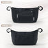 Stroller Organizer - Stylish Quilting Nylon, Universal Fit, Detachable Bag, Adjustable Multi-Storage for Baby Stroller